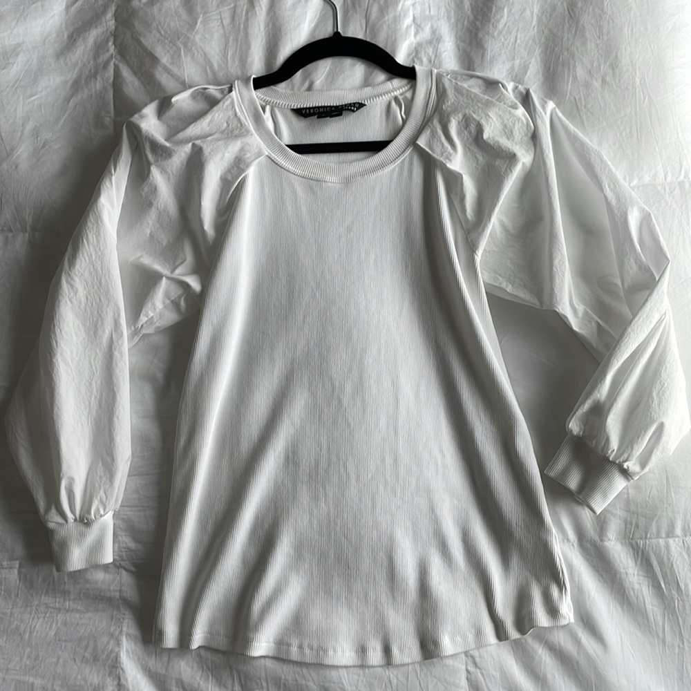 Veronica Beard Puff Sleeve Top